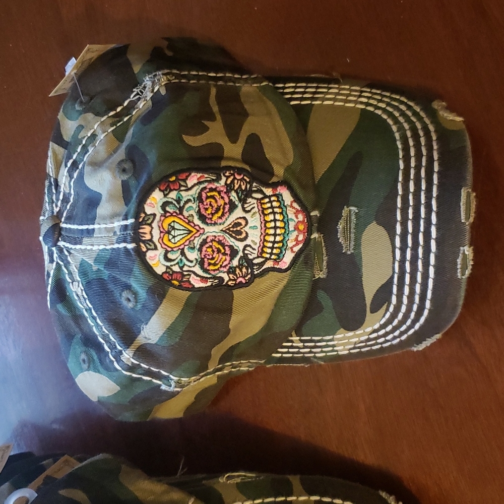 KBETHOS candy skull hats